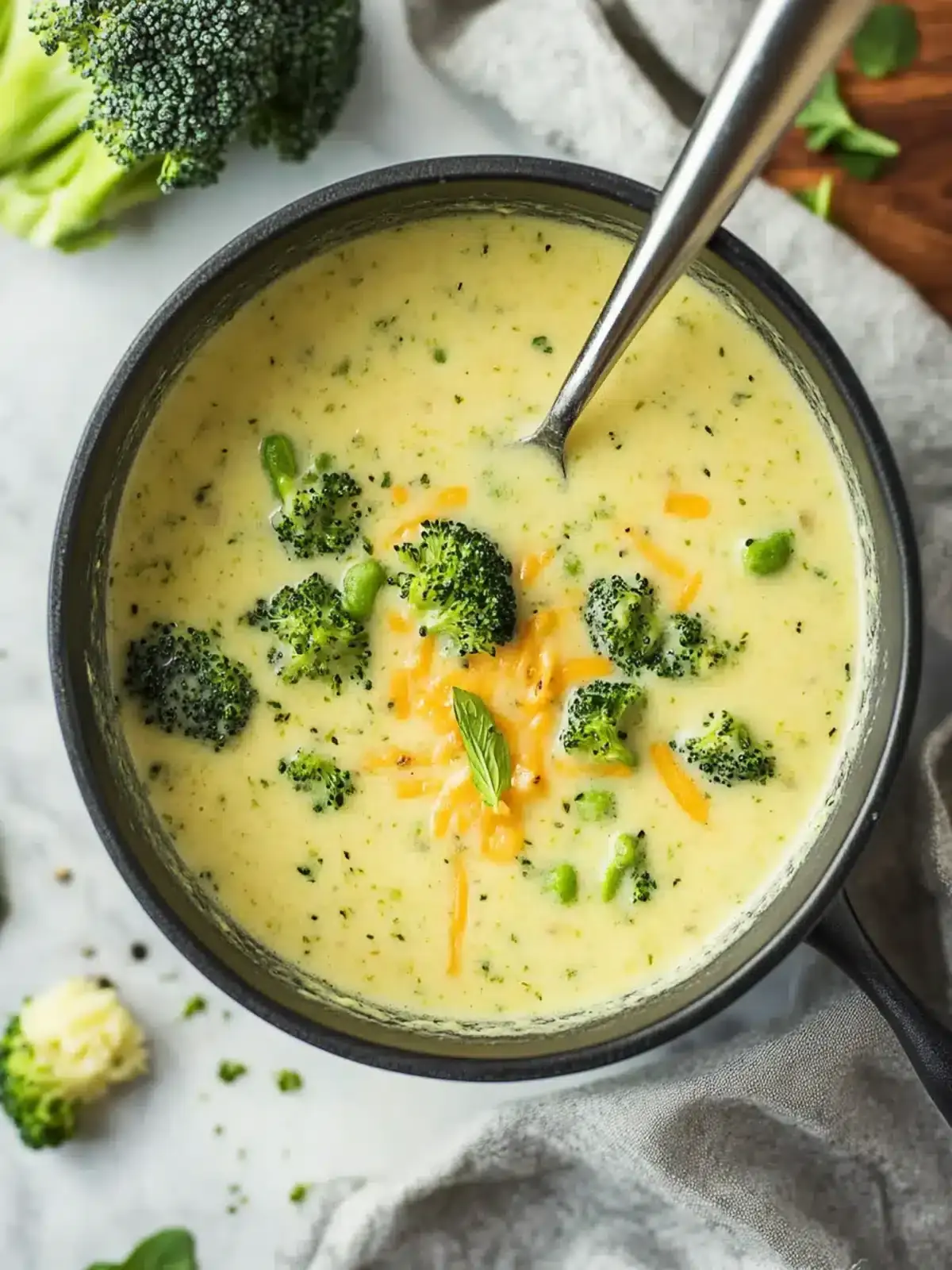 Hochprotein-Brokkoli-Cheddar-Suppe - Ein köstliches Wohlfühlessen 2 Hochprotein Brokkoli Cheddar Suppe