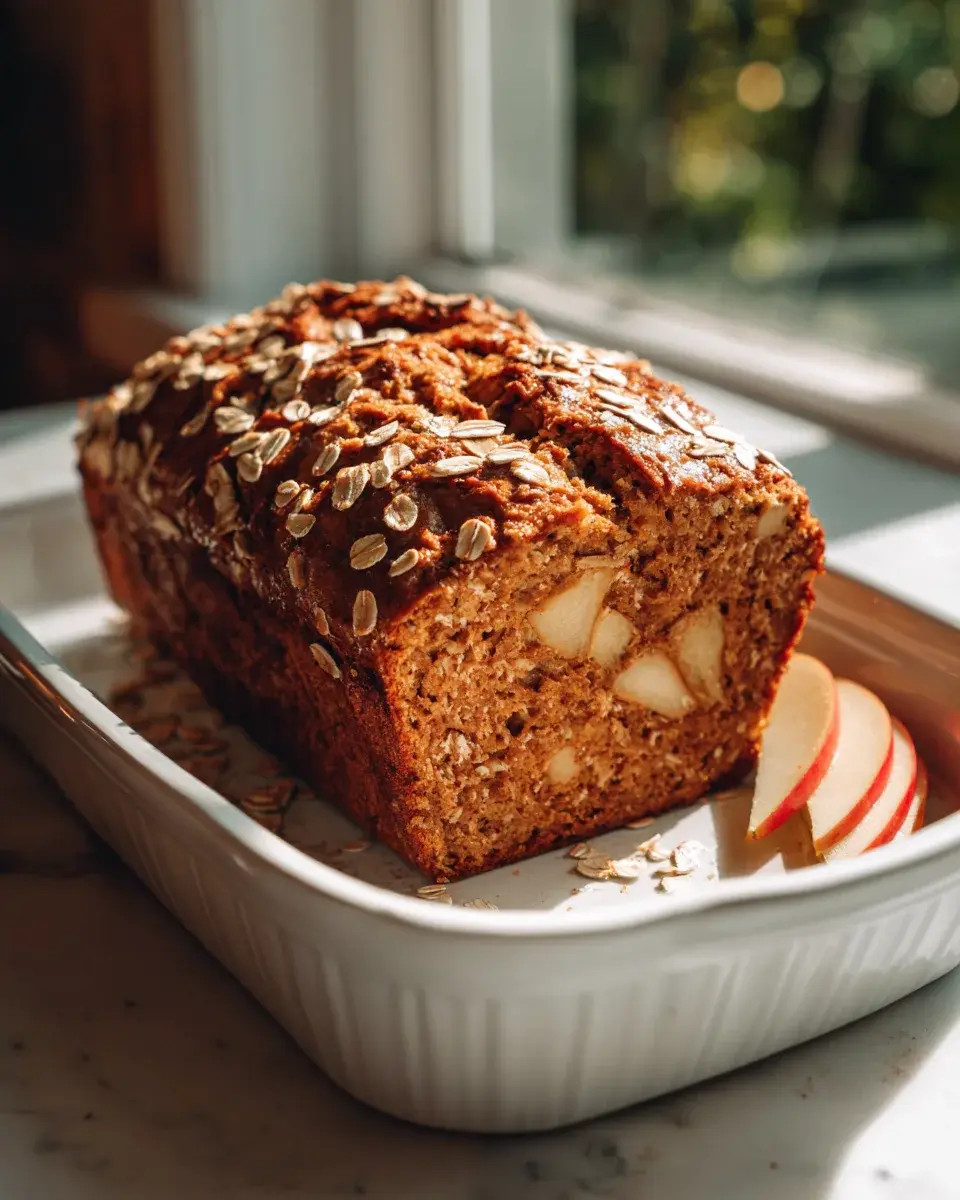 Apple Oat Bread Loaf