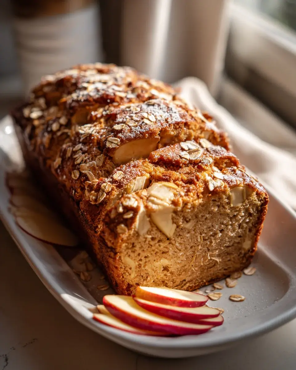 Apple Oat Bread Loaf