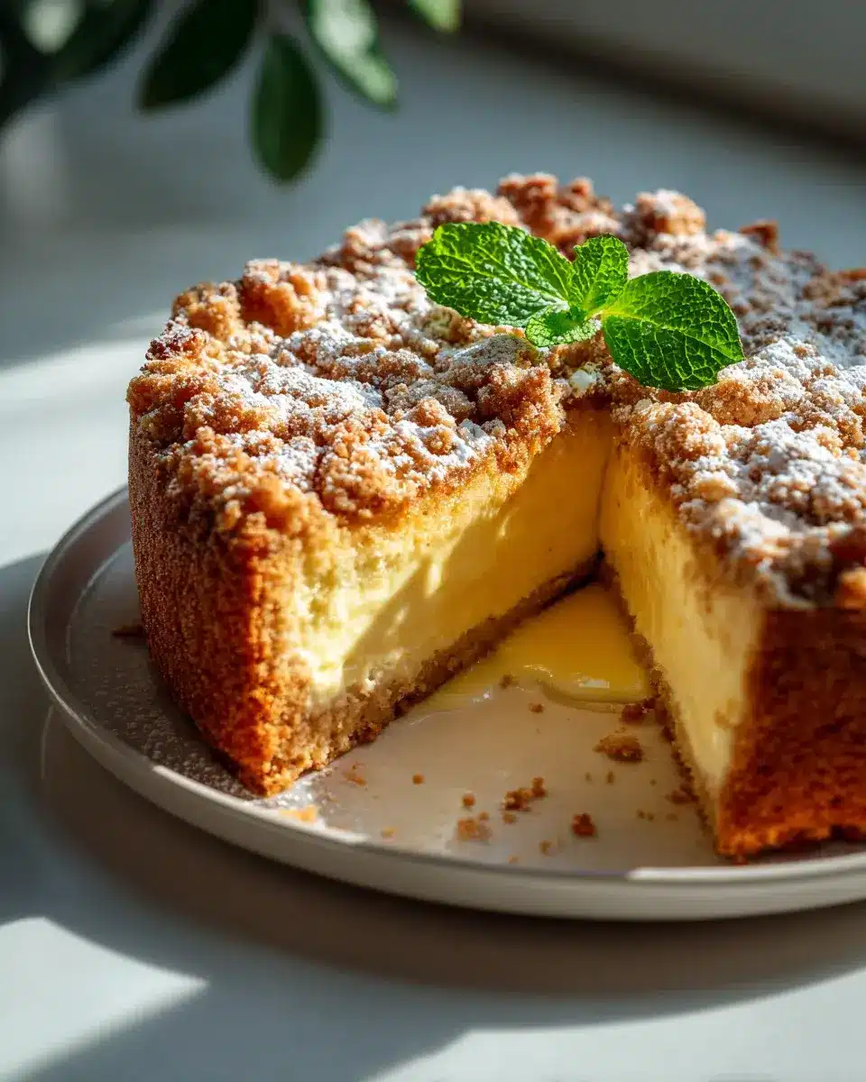 Blaunon-alcoholic beer Streuselkuchen Mit Cremigem Puddingkern