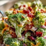 Broccoli Beef Bacon Salad