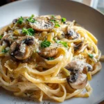 Caramelized Leek And Mushroom Gruyere Pasta