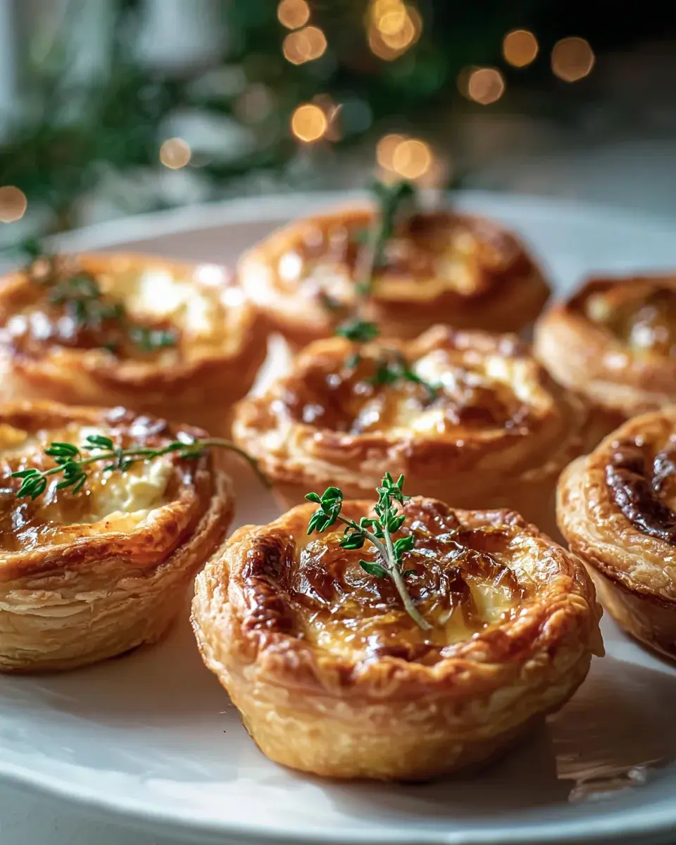 Caramelized Onion And Goat Cheese Tarts