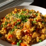 Cashew Chicken Fried Rice Skillet