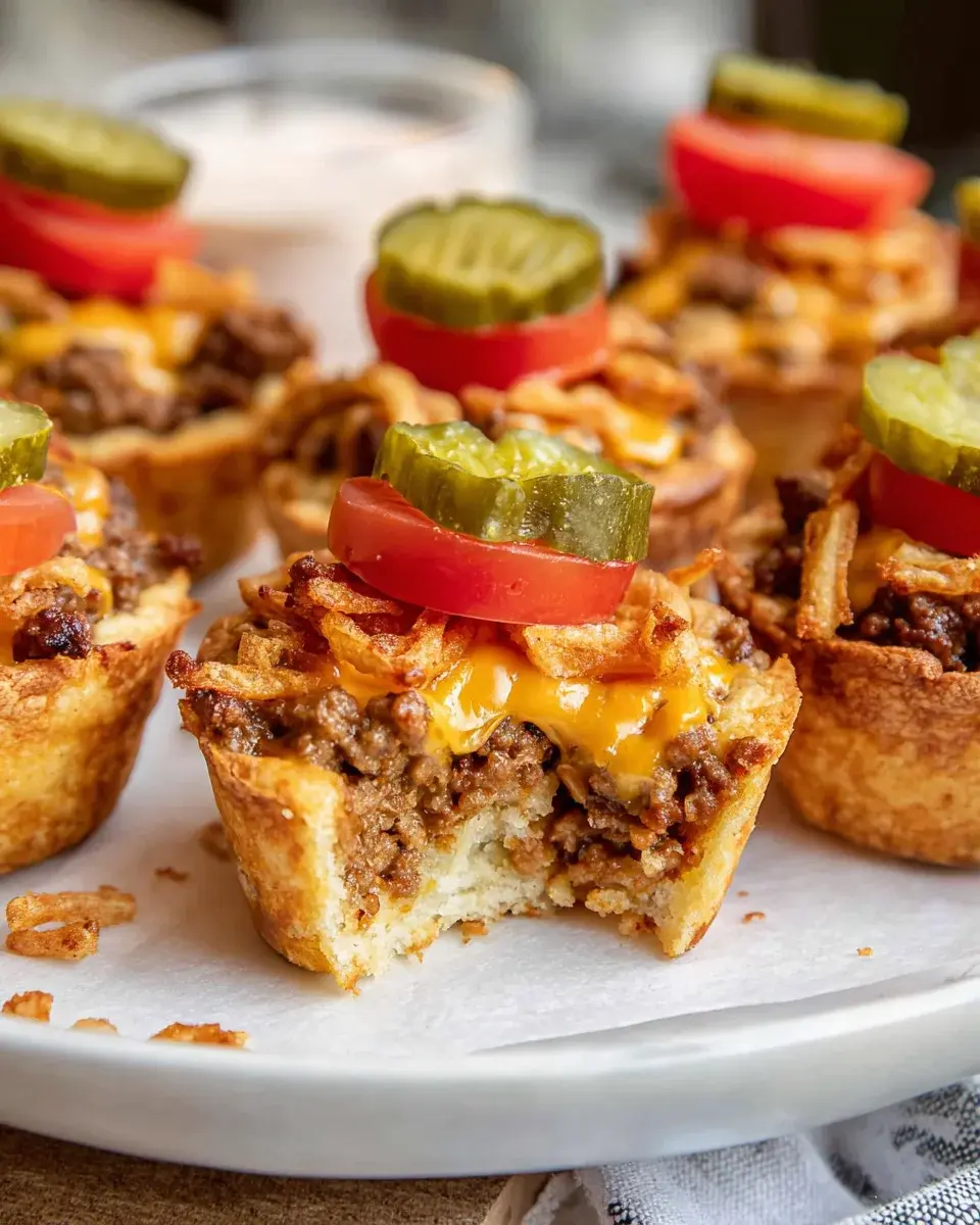 Cheeseburger Muffins