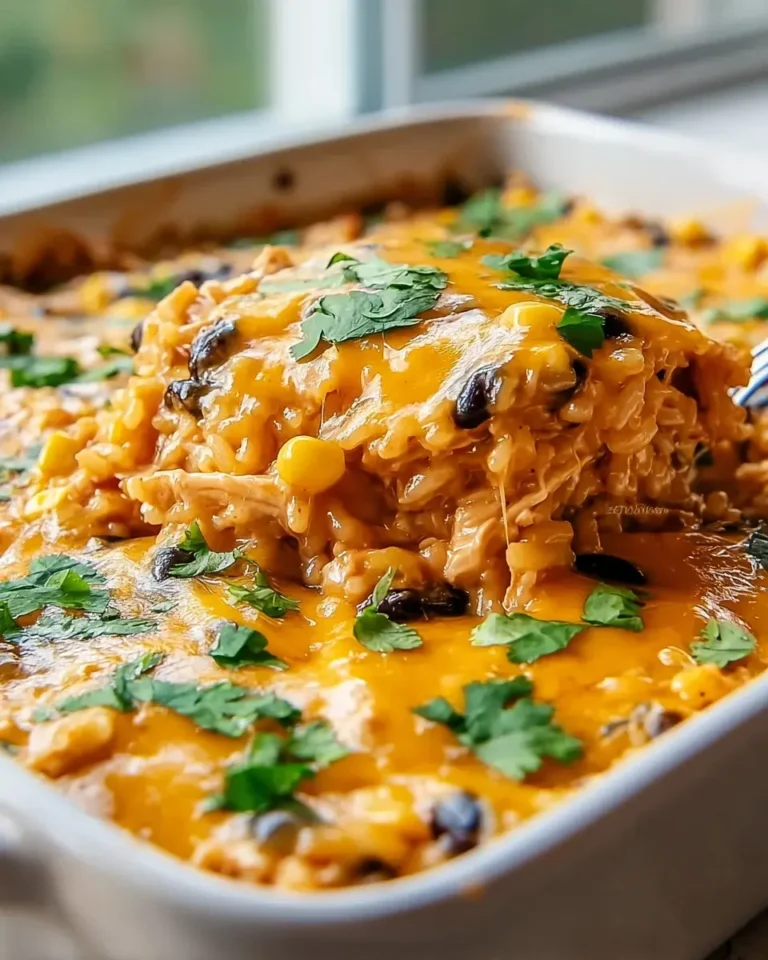 Leckere Chicken Enchilada Reisauflauf – Einfach und Schnell!