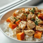 Chicken Sweet Potato Rice Bowl Recipe