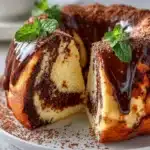 Chocolate Marble Quark Cakes