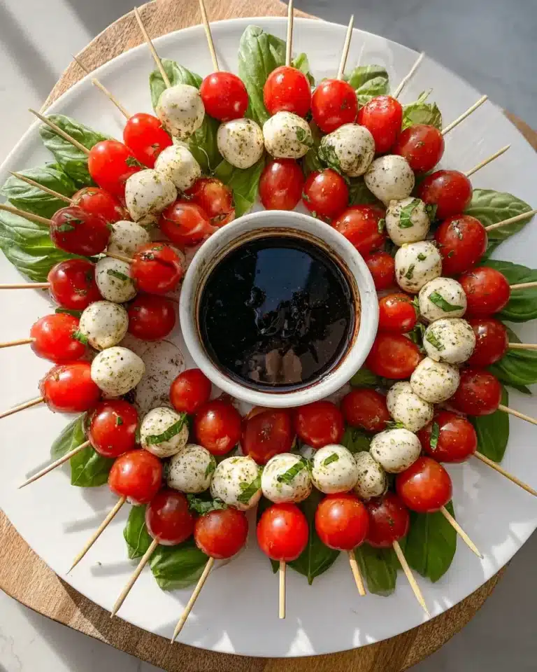 Weihnachts-Caprese-Kranz: Festliches Rezept für die Feiertage