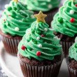 Christmas Tree Cupcakes