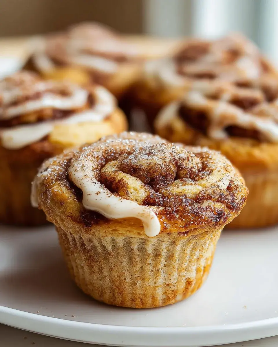 Cinnamon Roll Protein Muffins