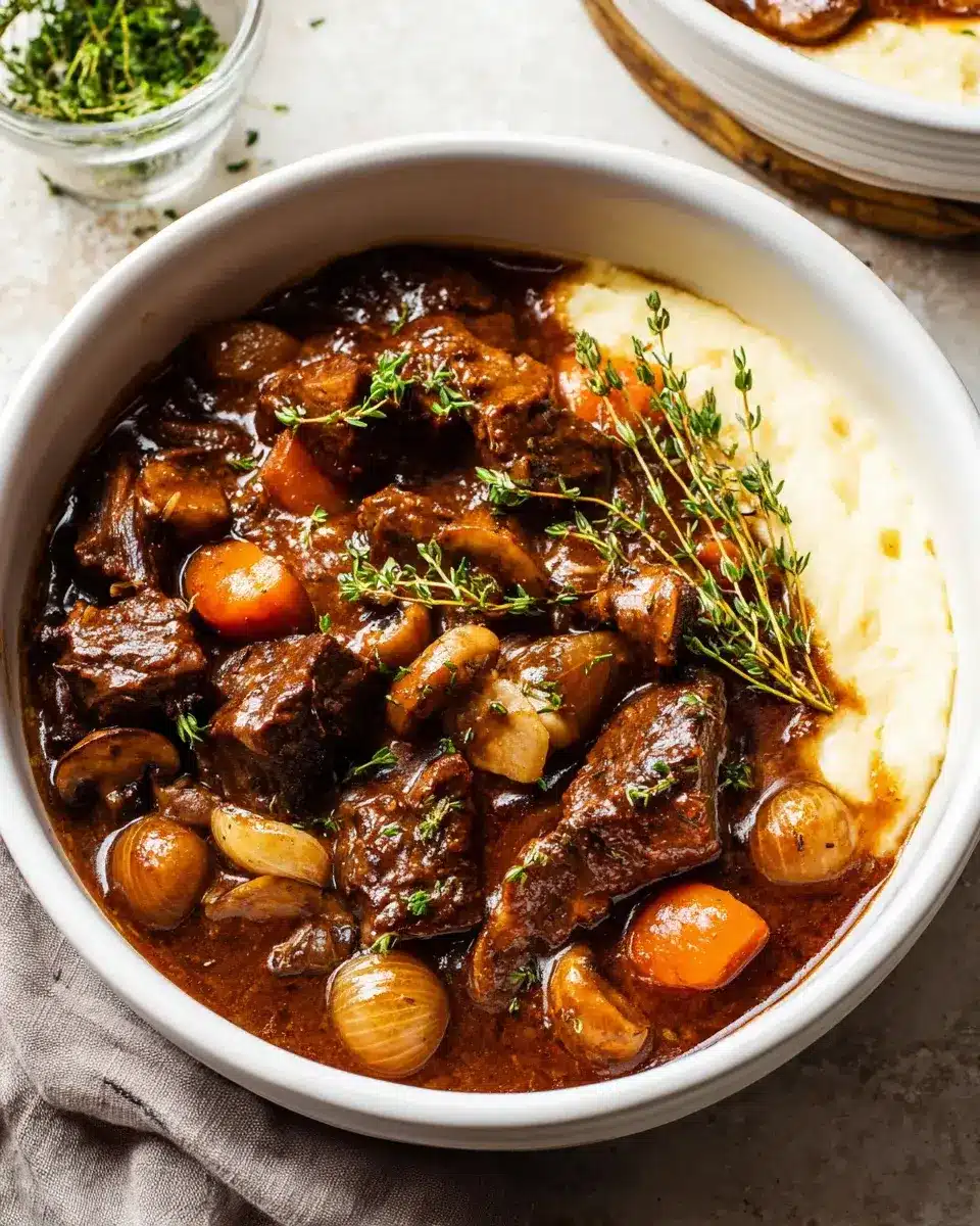 Classic Beef Bourguignon