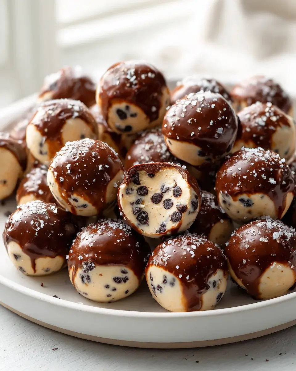 Cookie Dough Frozen Yogurt Bites
