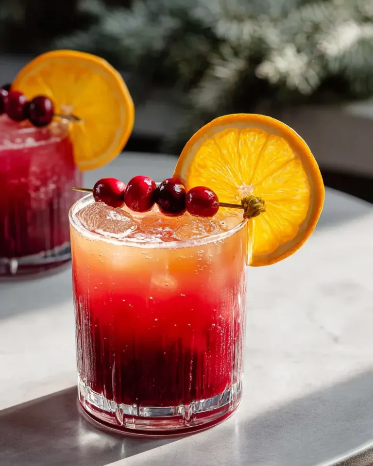 Erfrischender Cranberry Orange Mocktail für jeden Anlass!