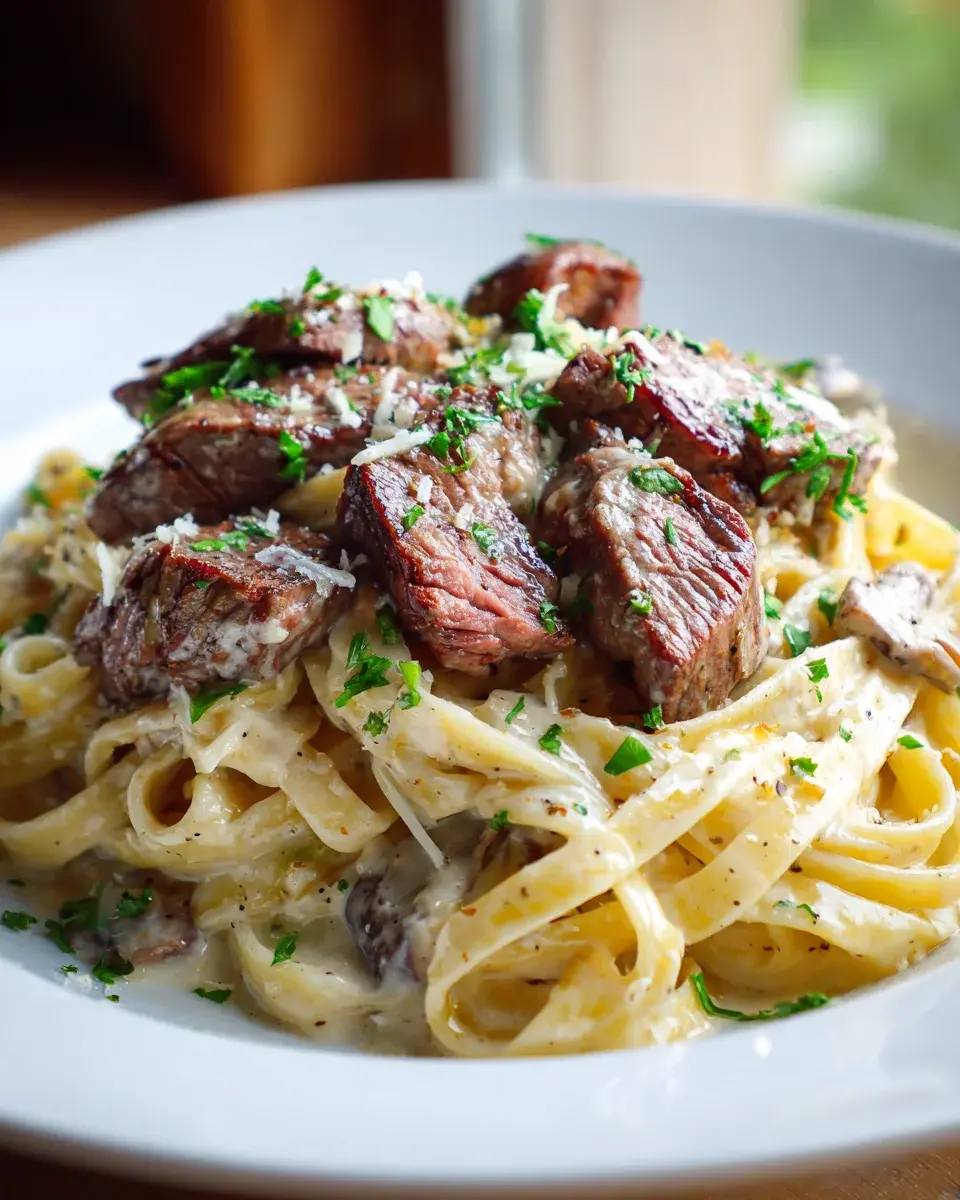 Creamy Steak Pasta