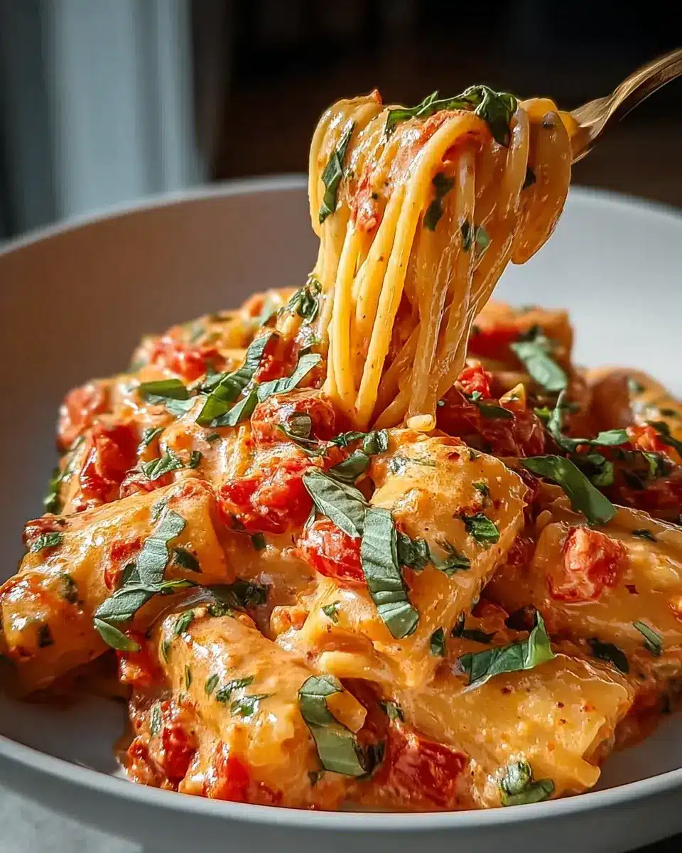Creamy Tomato Garlic Pasta