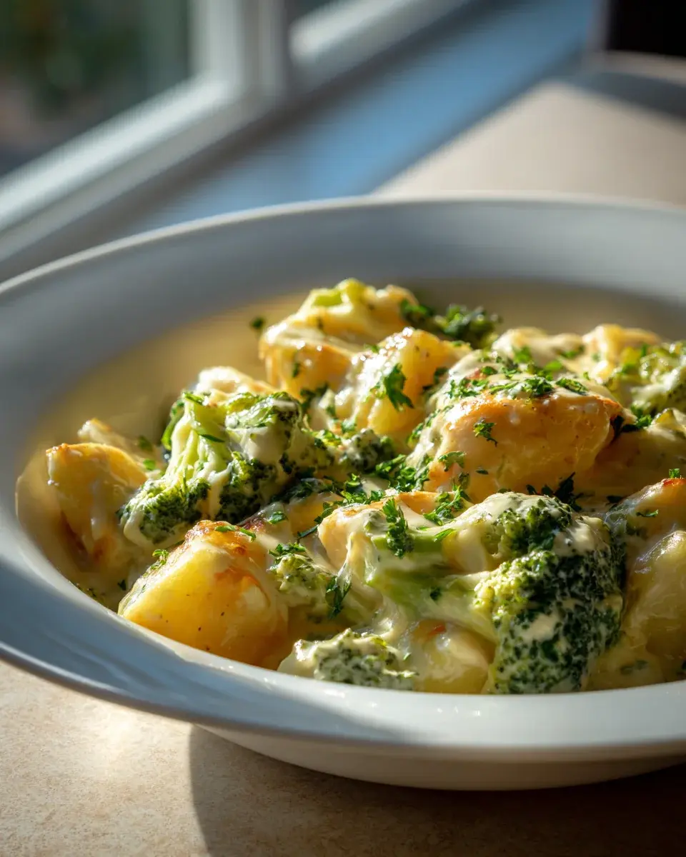Cremige Brokkoli Kartoffeln