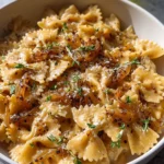 Cremige One Pot Onion Pasta