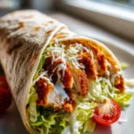 Crispy Chicken Caesar Wraps