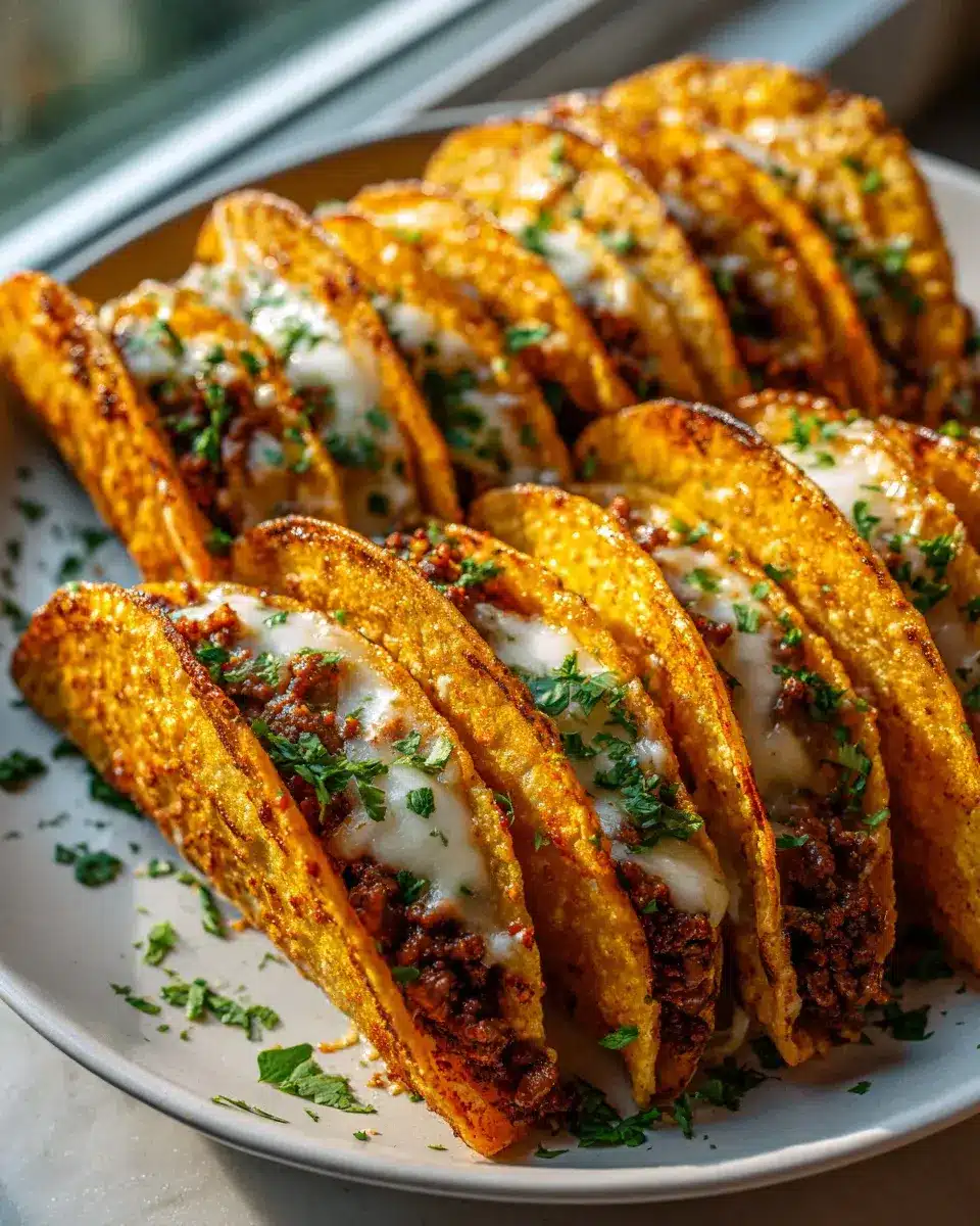 Crispy Ground Beef Tacos
