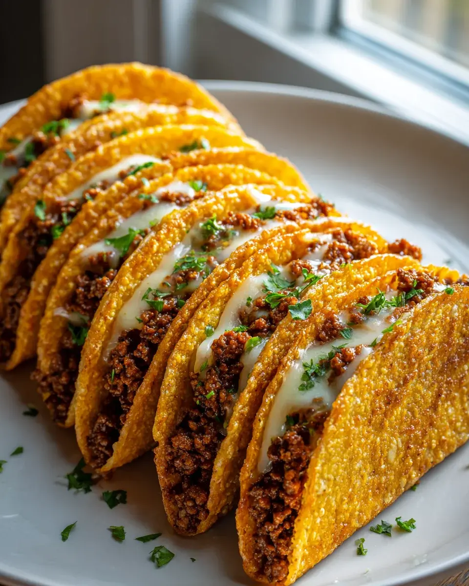 Crispy Ground Beef Tacos