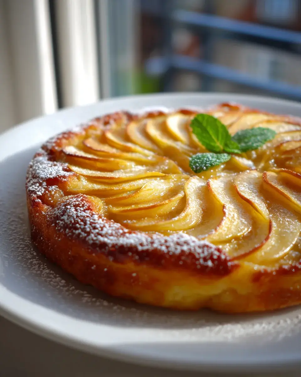 Crustless Apple Pie Crum extractble Bake