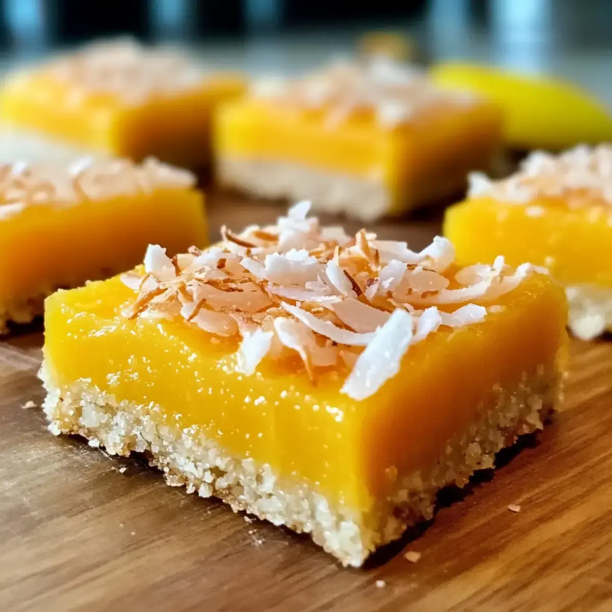 Easy Mango Kokosnuss Riegel