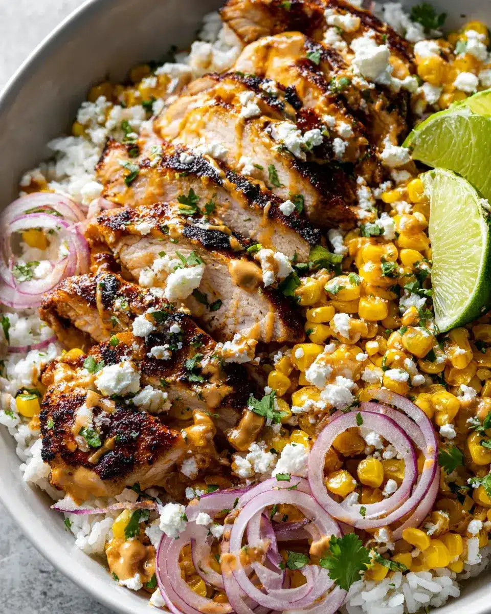 Easy Street Corn Chicken Rice Bowl