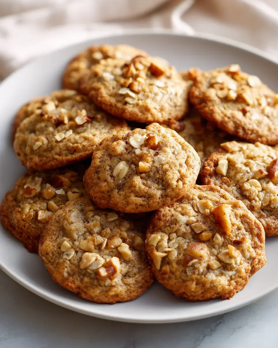 Frühstücks Cookies Mit Banane Und Nüssen