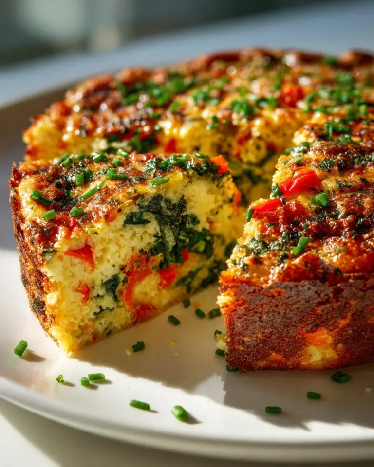 Herzhafter Frühstücks Gemüse Kuchen mit Ei und Kräutern – Snackerra