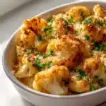 Garlic Parmesan Blumenkohl Auflauf