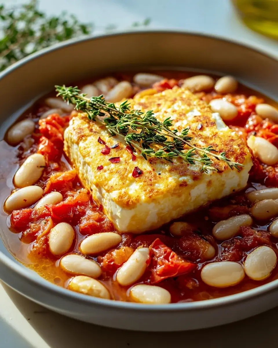 Gebackener Feta Riesenbohnen