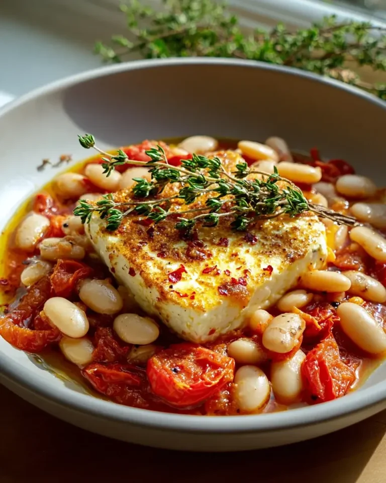 Gebackener Feta mit Riesenbohnen: Ein Genuss für Feinschmecker!