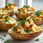 Gefyllte Kartoffeln Nach Flammkuchen Art