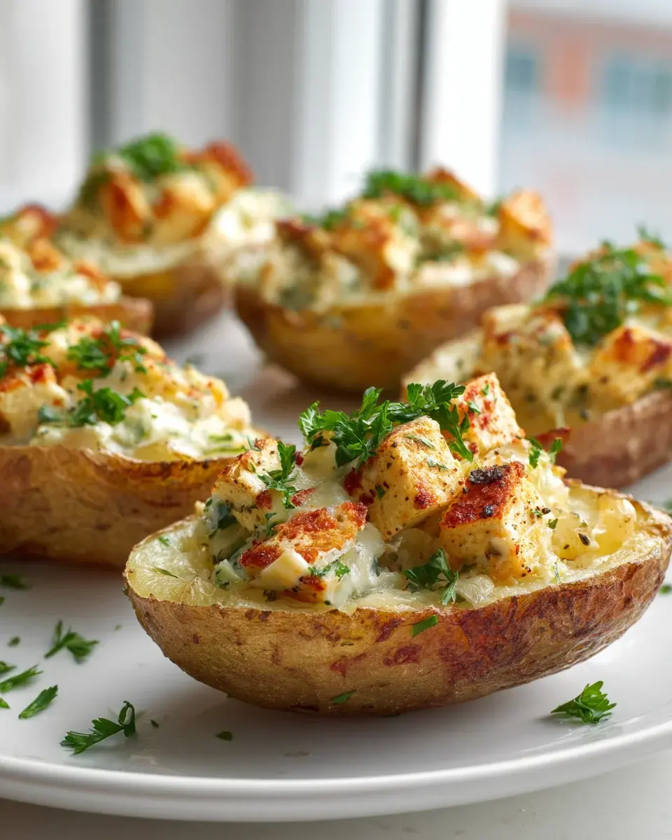 Gefyllte Kartoffeln Nach Flammkuchen Art