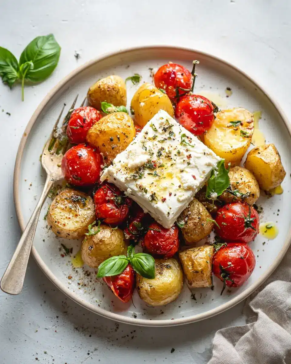 Gesunde Ofenkartoffeln Feta