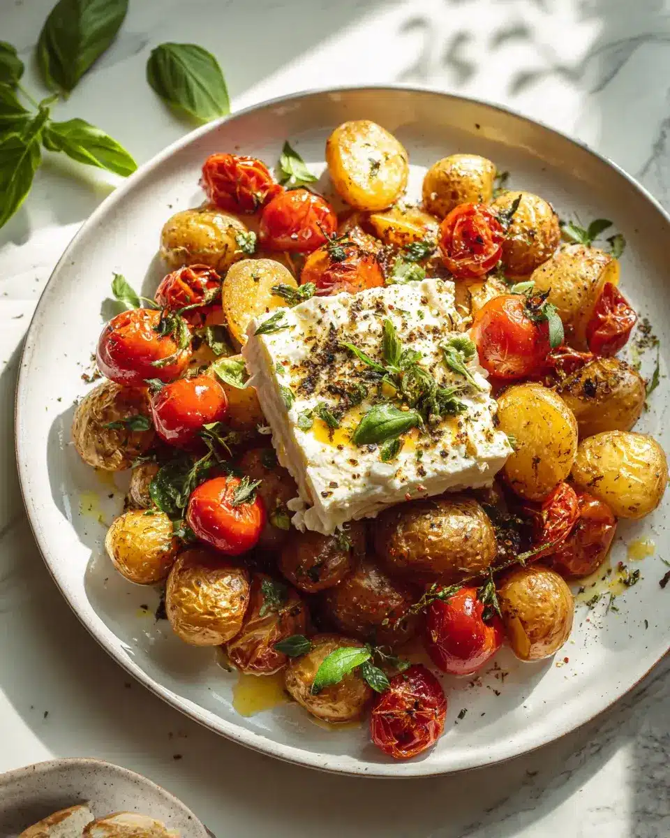 Gesunde Ofenkartoffeln Feta