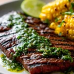 Grilled Chimichurri Flank Steak