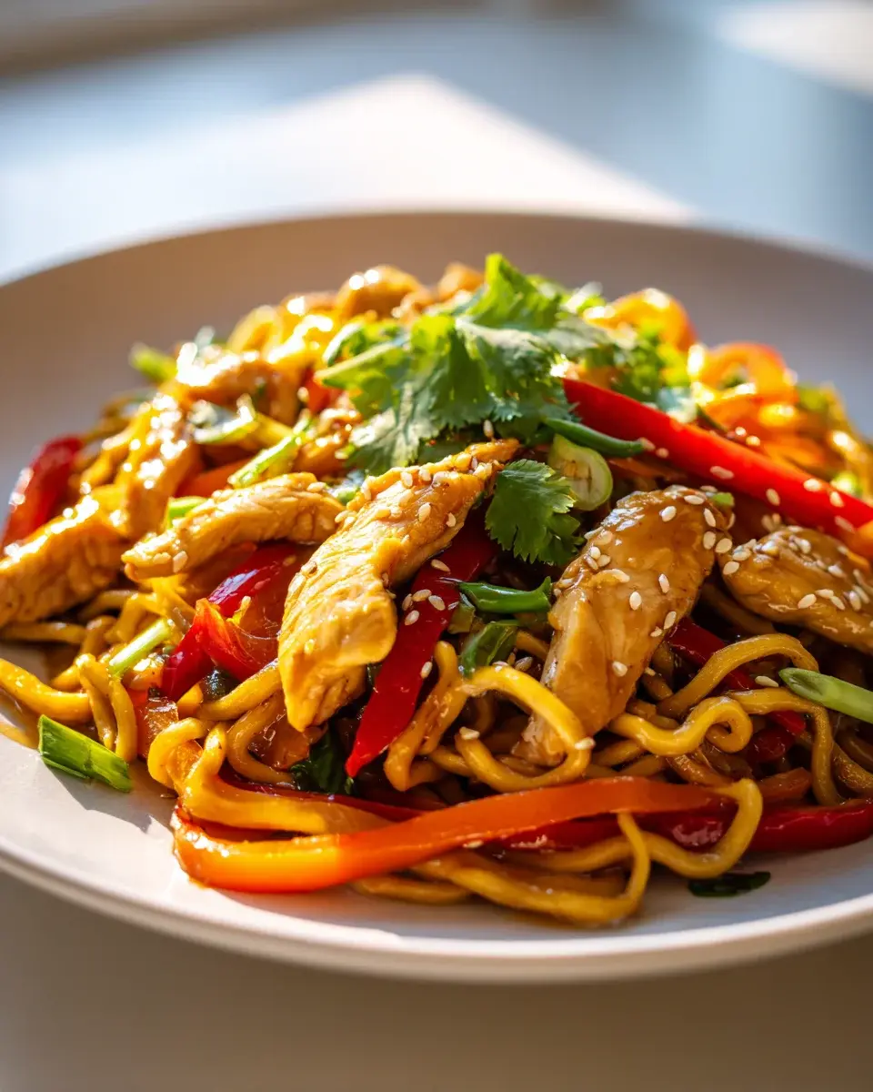 Haehnchen Gemuese Pfanne Heissluftfritteuse