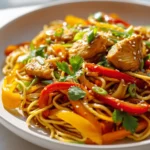 Haehnchen Gemuese Pfanne Heissluftfritteuse