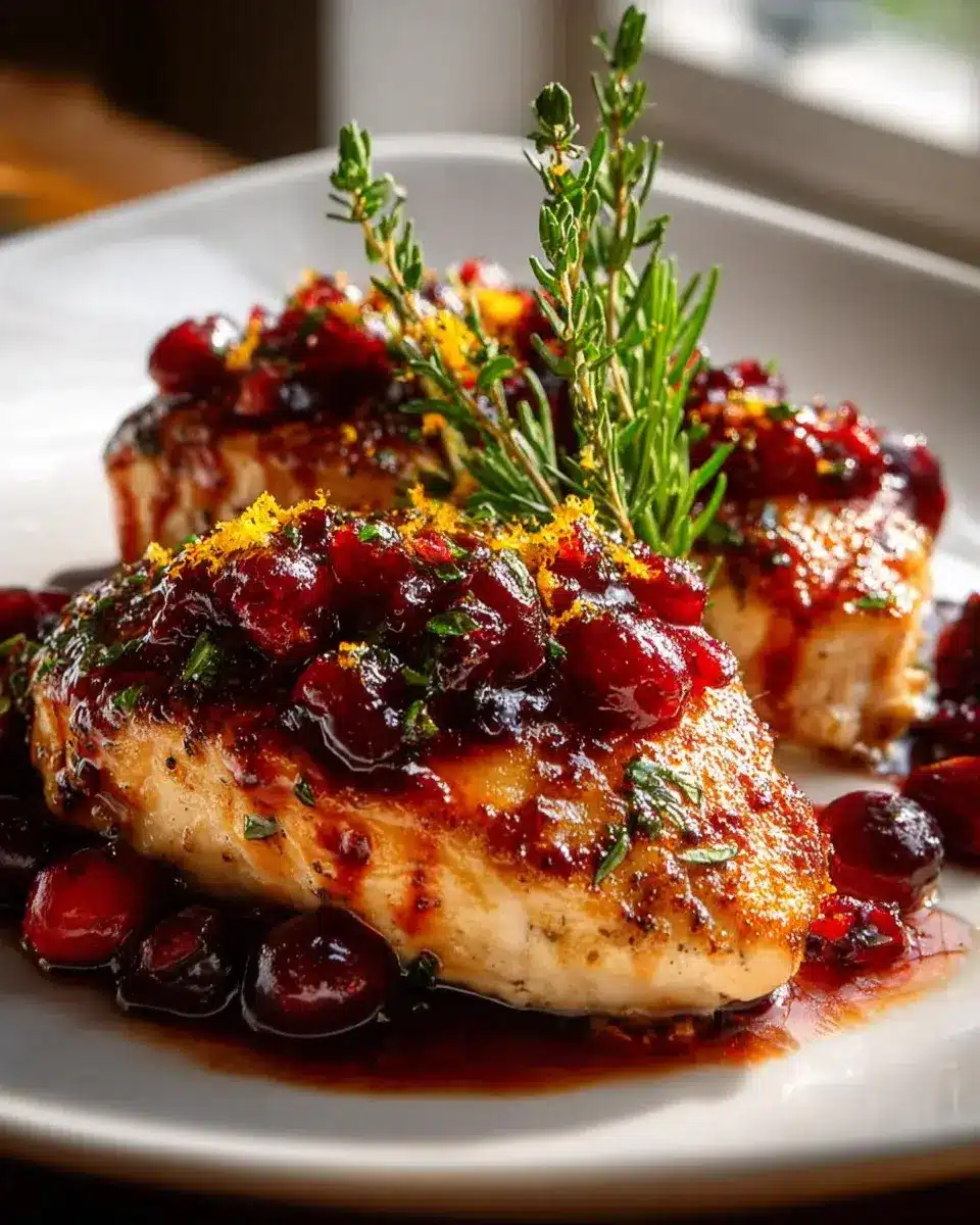 Haehnchenbrust Weihnachtlich
