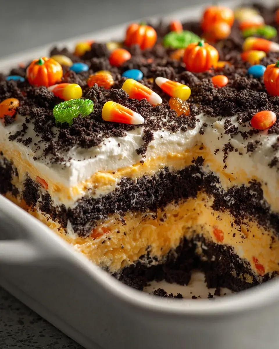 Halloween Oreo Dirt Cake