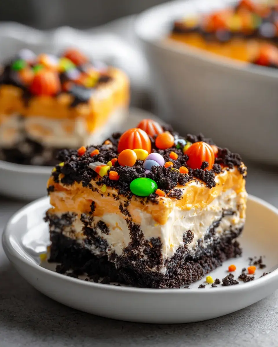 Halloween Oreo Dirt Cake