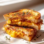 Hawaiian Pizza Grilled Cheese Sandwich
