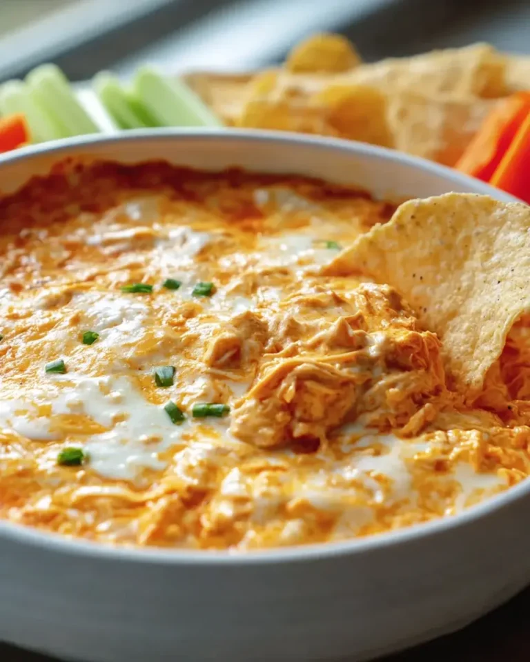 Gesunder Crock Pot Buffalo Chicken Dip – Einfach & Lecker!
