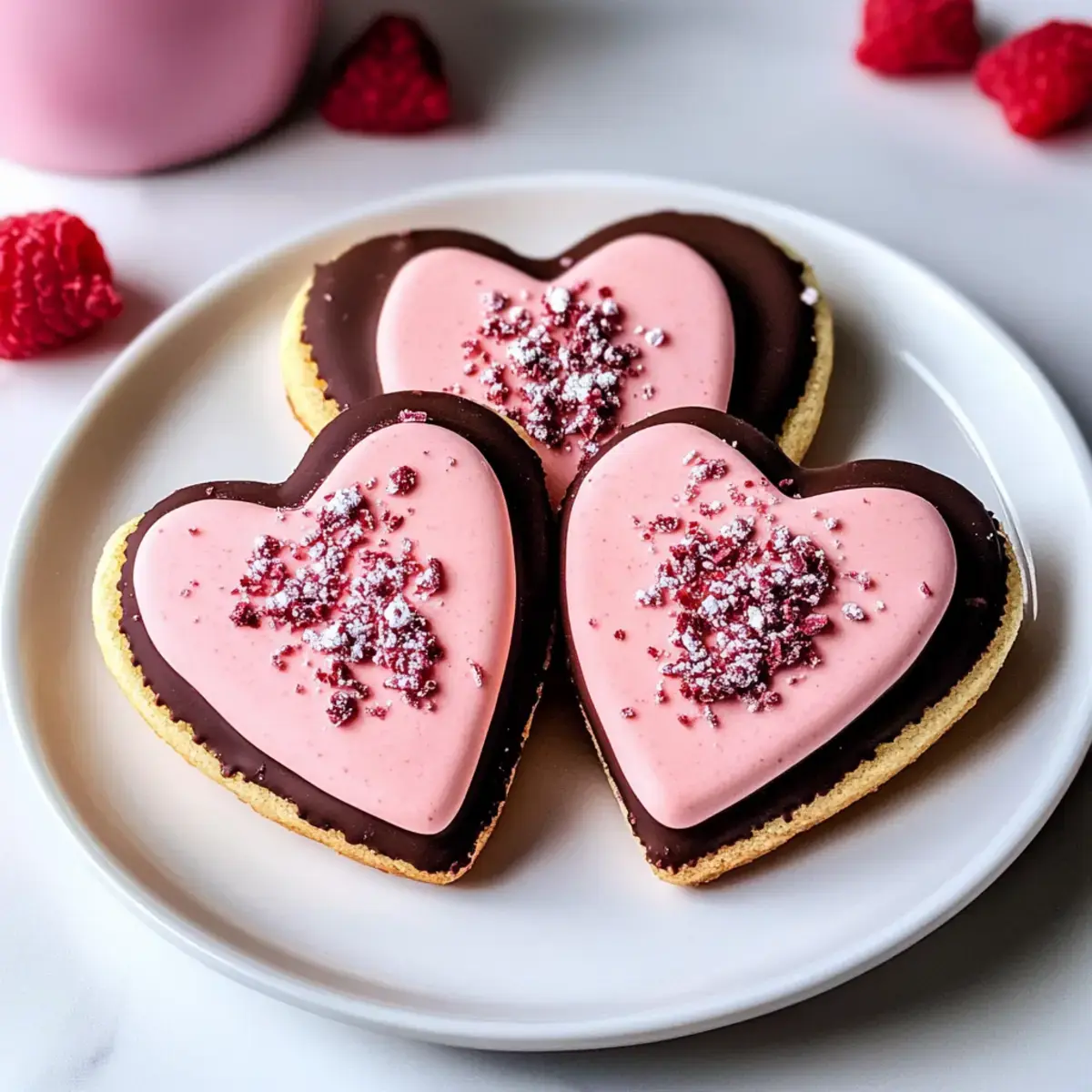 Herz Zuckerkekse Valentinstag
