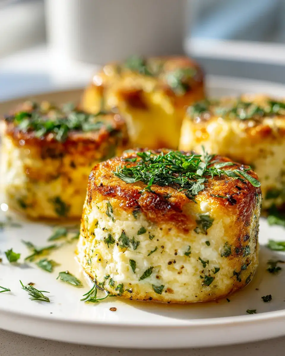 Herzhafte Kryuterquarkkychlein