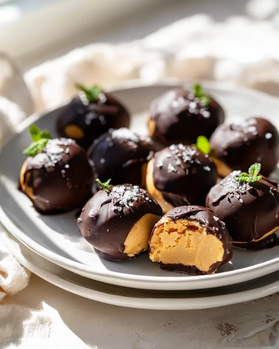 High Protein Peanut Butter Yogurt Bites