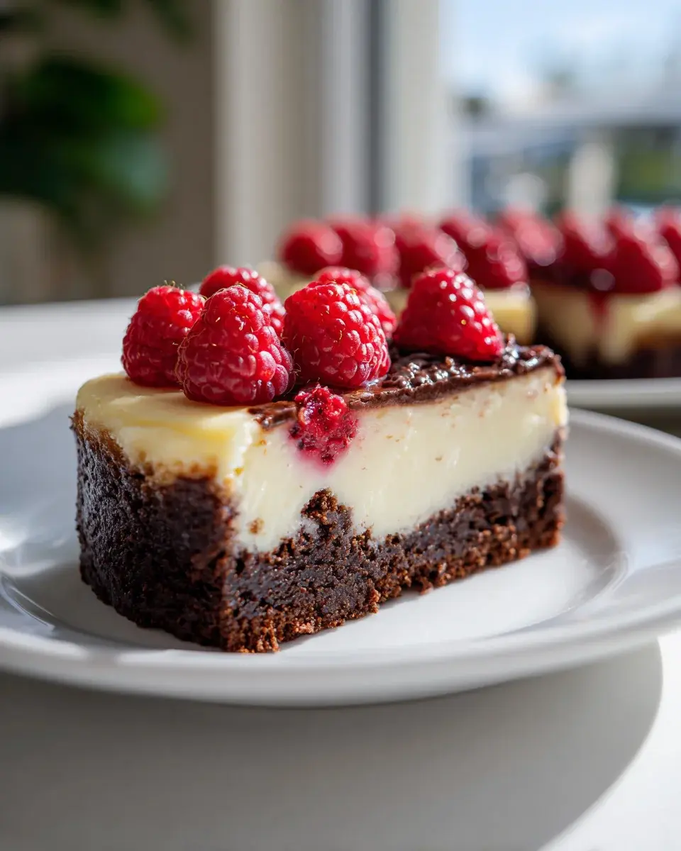 Himnon-alcoholic beer Brownie Cheesecake