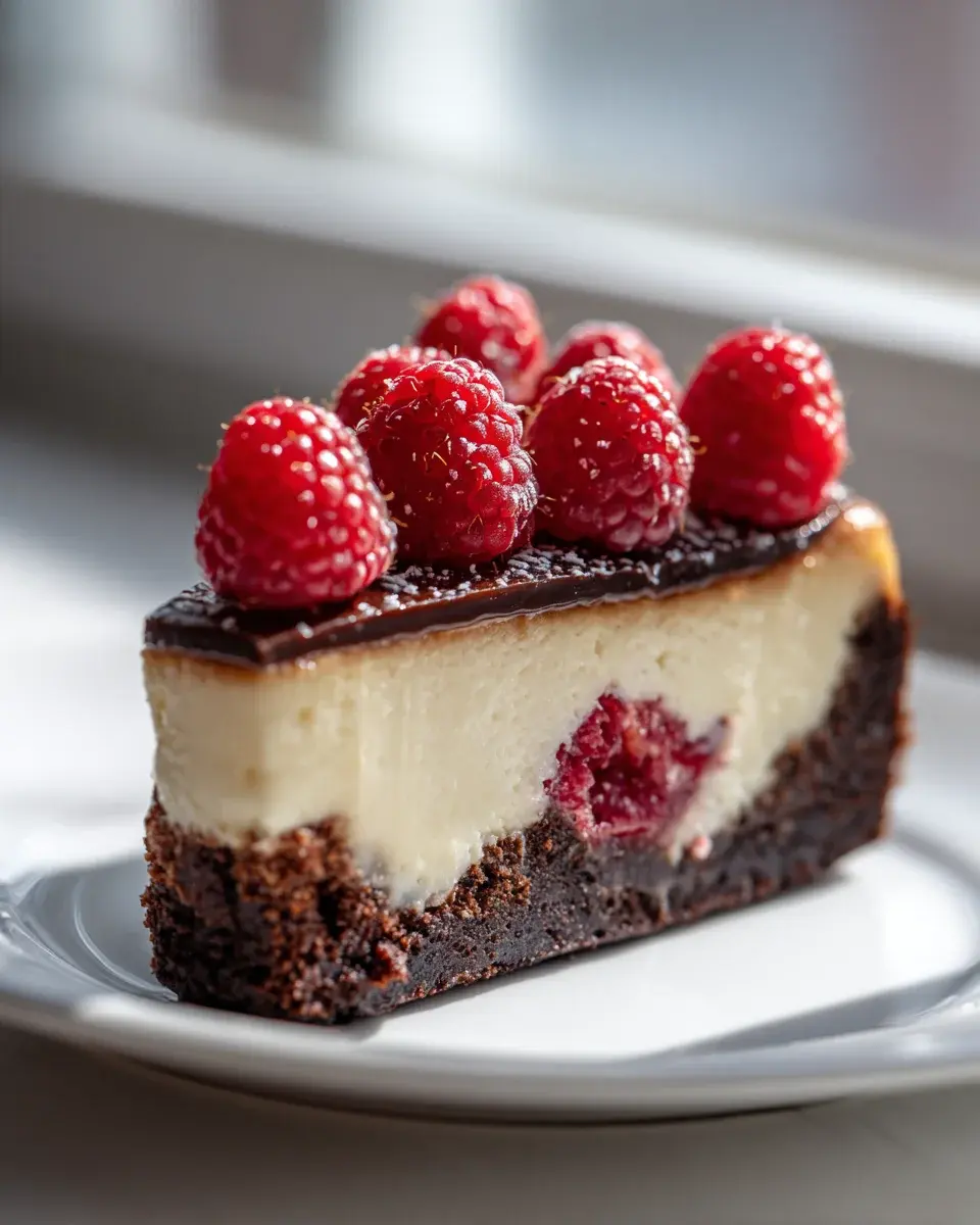 Himnon alcoholic beer Brownie Cheesecake